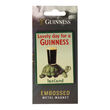 Guinness Metal Magnet Embossed Tortoise
