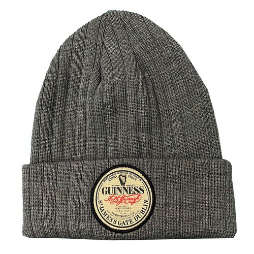 Guinness Charcoal Knit Turn Up Hat