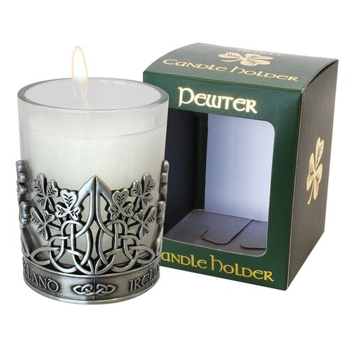 Souvenir Ireland Shamrock Candle Holder