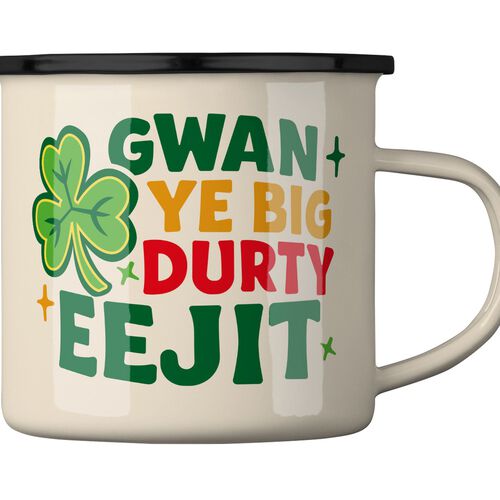 Gwan Ye Big Feckin Eejit Large Mug 12oz