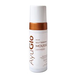 AyuGlo Self Tanning Mousse Light Medium