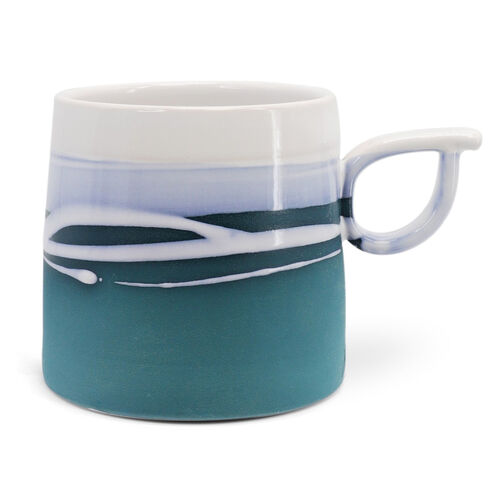 Paul Maloney Pottery Teal Mug
