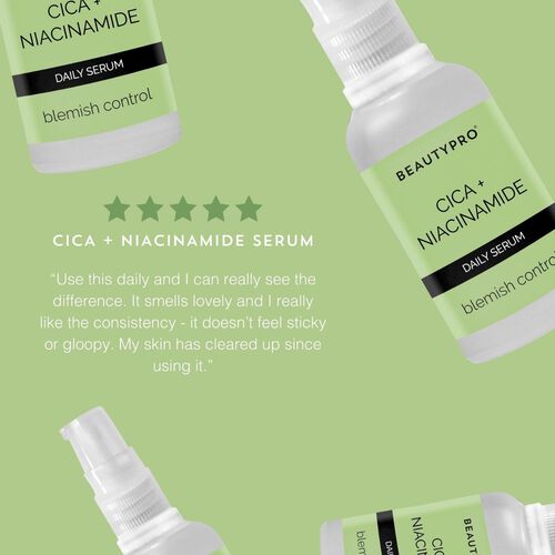 BeautyPro Cica + Niacinamide Blemish Control Daily Serum 30ml