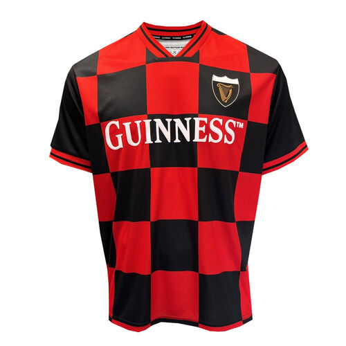 Black & Red Check Performance Top L