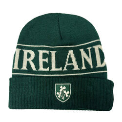Traditional Craft Adults Ireland Beanie Hat One Size