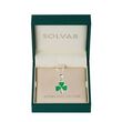 Solvar Silver Shamrock Pendant 