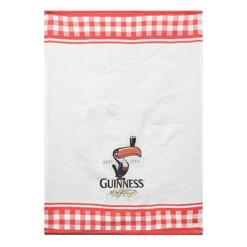 Guinness Toucan Irish Waffle Tea Towel