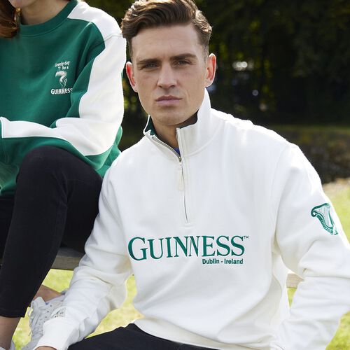 Guinness Cream 1/4 Zip Jumper XS