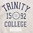 Trinity Grey Marl And Navy Trinity College 1592 Hoody  XS