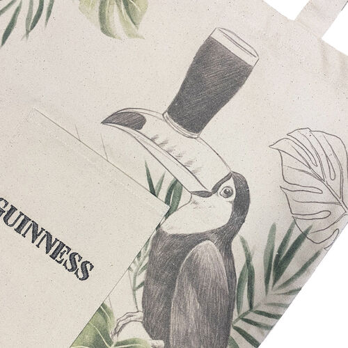 Guinness Cream Toucan Tote Bag One Size