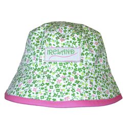 Traditional Craft Kids Kids Green & Pink Bucket Hat 1-2 Years