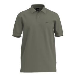 Boss Pallas Regular-fit polo shirt in cotton Light Green
