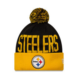 New Era Cap Pittsburgh Steelers NFL Dublin Game 2025 Black Cuff Knit Beanie Hat