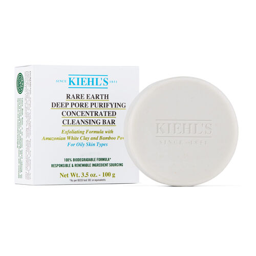 Kiehls Rare Earth Deep Pore Purifying Concentrated Facial Cleansing Bar 100g