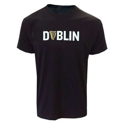 Guinness Black Dublin Harp T-Shirt XS