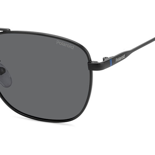 Polaroid PLD 4172/G/S/X Black Square Double Bridge Sunglasses