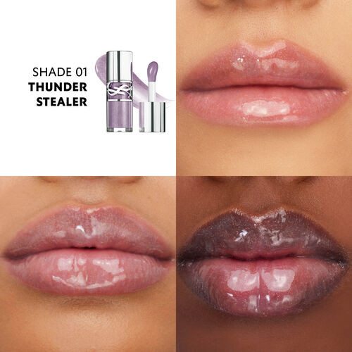 YSL Loveshine Plumping Lip Oil Gloss 01 Thunder Stealer