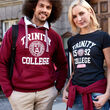 Trinity Burgundy & White Trinity College Crest Hoody  XXL