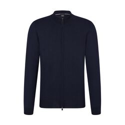 Boss Mens Knitted Cardigan Dark Blue Balanso 