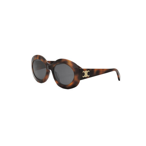 Celine Triomphe Sunglasses in Blonde Havana
