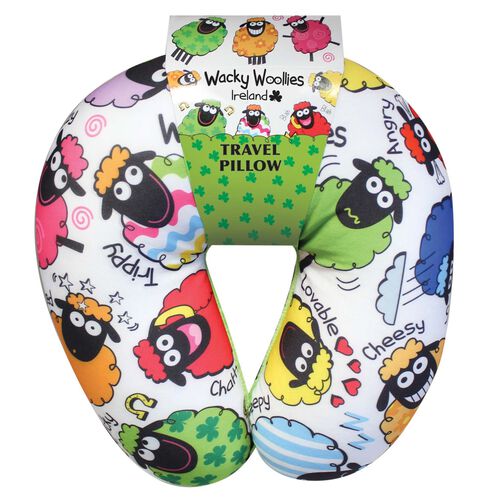 Wacky Woolies Eyemask & Pillow Set