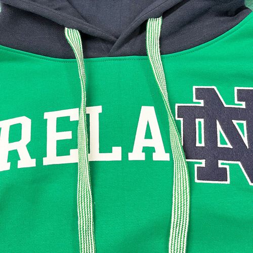 Notre Dame Ireland Navy Sleeve Hoodie S