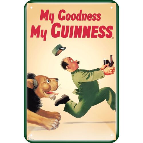 Guinness Lion Running  After Zookeeper Calendar