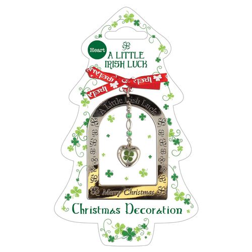 Christmas Clover Heart Christmas Decoration