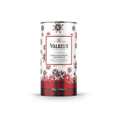Walker's Shortbread Christmas Spiced Shortbread Tube 200g