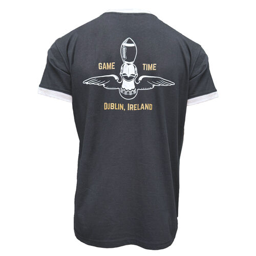 Lansdowne Adults Game Time T-Shirt – Black & White S