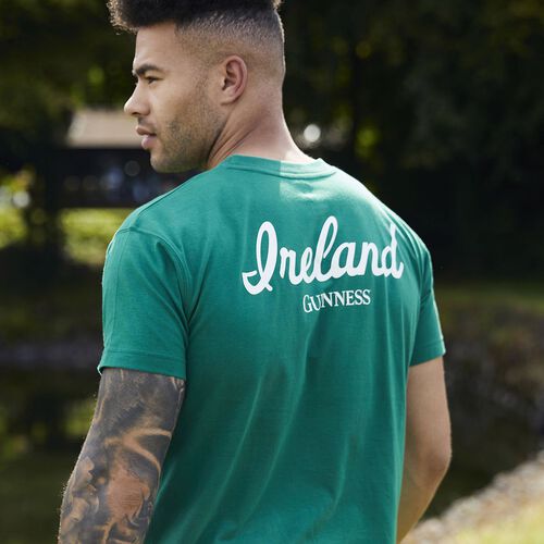 Guinness Spring Green T-Shirt with Cream Toucan Design XS