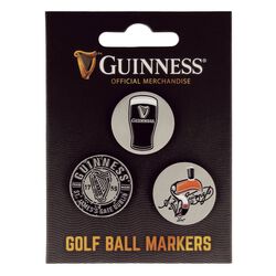 Guinness Golf Ball Markers 3 Pack