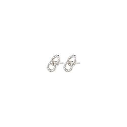 Pilgrim  Thekla Recycled Earrings Silver