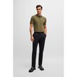 Boss Pallas Regular-fit polo shirt in cotton Light Green