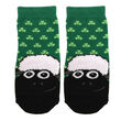 Traditional Craft Kids Green & White Shamrock Sheep Kids Socks 0-3 Kids