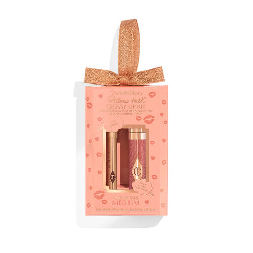 Charlotte Tilbury Pillow Talk Medium Mini Glossy Lips Duo 