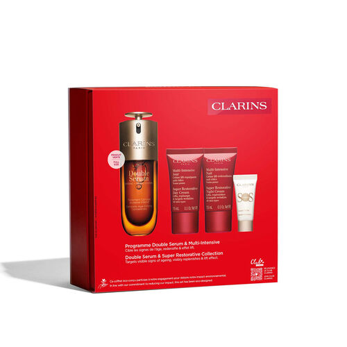 Clarins Double Serum & Super Restorative Routine