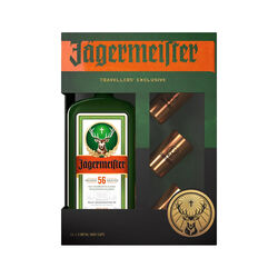 Jägermeister Jägermeister Liqueur + 3 Metal Shot Cups 1L
