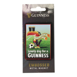 Guinness Metal Magnet Embossed Football Toucan