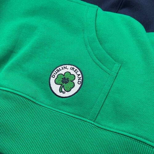 Notre Dame Ireland Navy Sleeve Hoodie S
