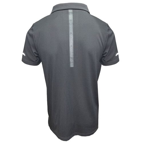 Guinness Grey Harp Waffle Polo Shirt S