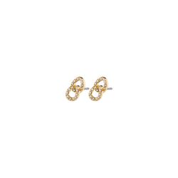 Pilgrim Thekla Recycled Earrings Gold