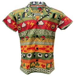 Traditional Craft Kids Green Islander Edit Kids Shirt 1-2 Years