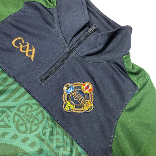 GAA Green Performance 1/4 Zip Kids Top 6-12 Months 