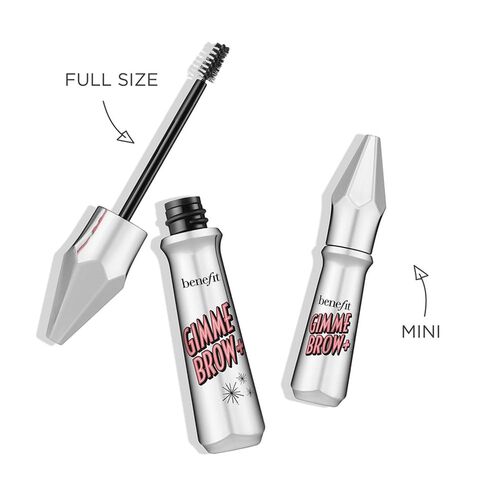 Benefit Mini Gimme Brow +Eyebrow Gel 4 Warm Deep Brown