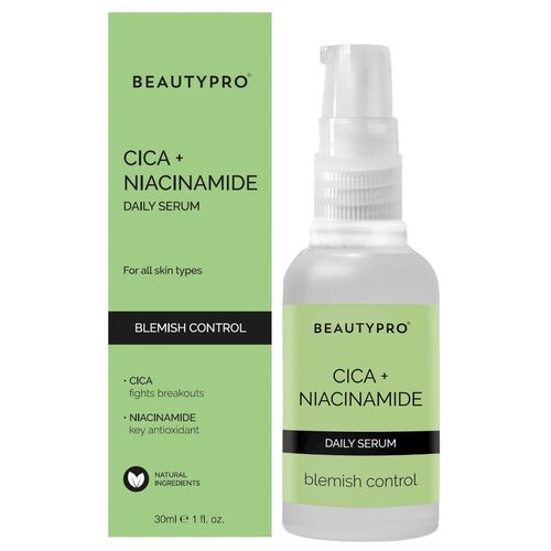 BeautyPro Cica + Niacinamide Blemish Control Daily Serum 30ml