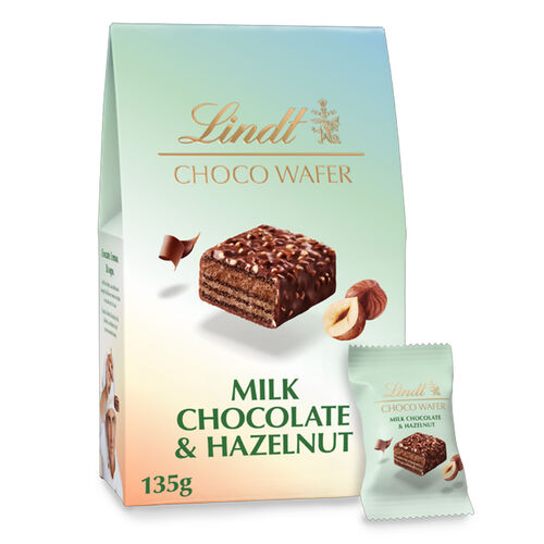 Lindt Wafer Hazelnut Bag 135g