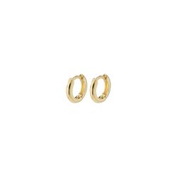  Tyra Recycled Chunky Mini Hoop Earrings Gold