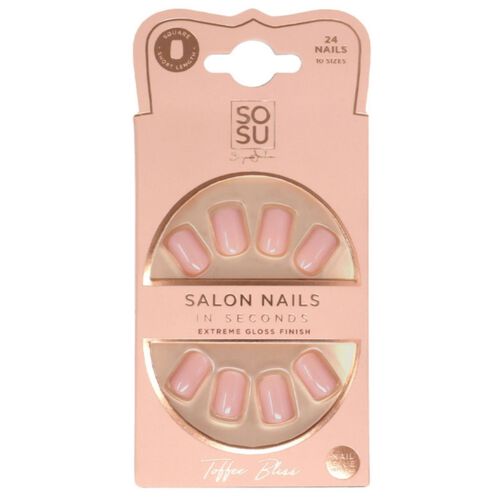 SOSU Cosmetics Toffee Bliss Short Square Nails