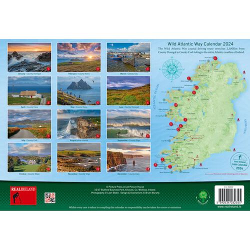 Picture Press Wild Atlantic Way Calendar 2024